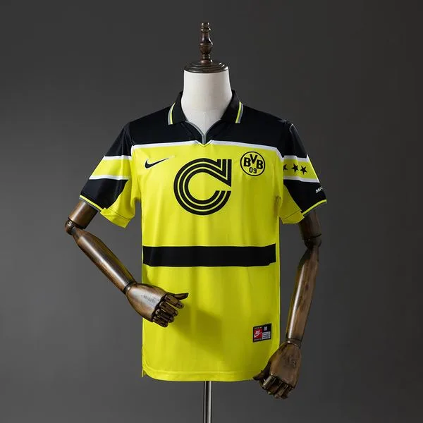 Camiseta de fútbol Borussia Dortmund 1996/97 LOCAL MANGA CORTA VERSION FAN